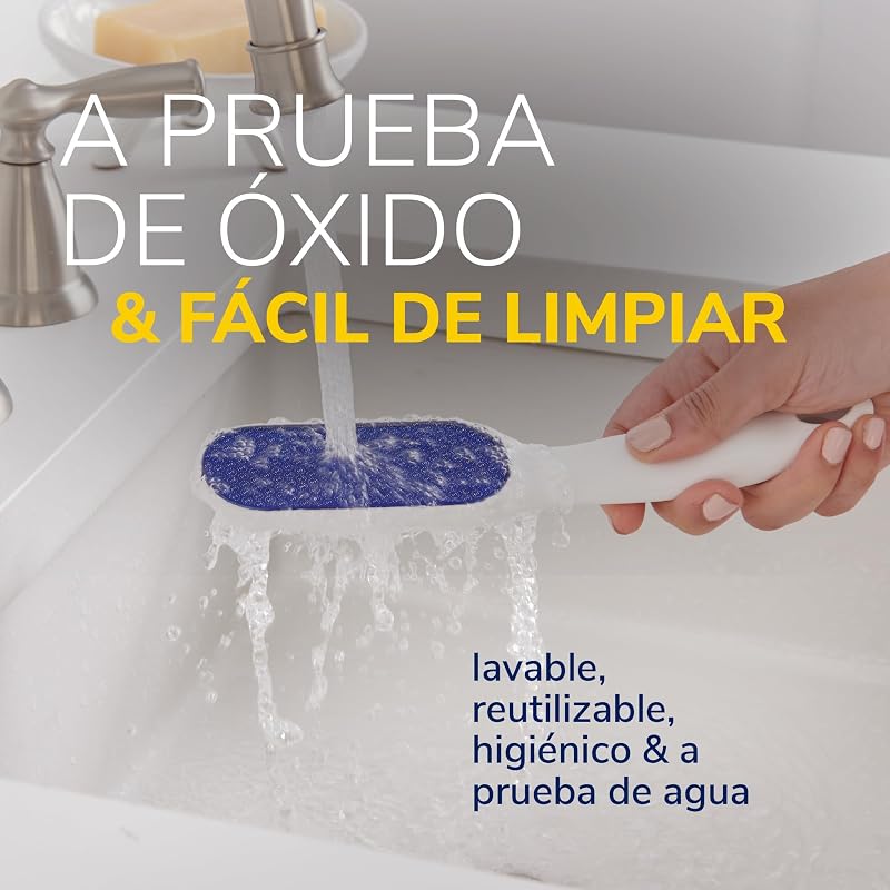 Scholl Lima Manual Nano Cristal Para Pies - Exclusivo Amazon - Elimina durezas y callosidades - Lavable y reutilizable - 1 unidad