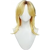 miccostumes Women's Hero Cosplay Wig Blonde Synthetic Hair Halloween Party (Blonde, onesize)