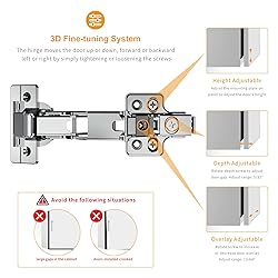 Chibery 2 Pack 165 Degree Frameless Lazy Susan