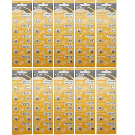 suncom LR626 SR626 Batterie LR66 Single Use V377 Gp377 606 Clock Spielzeug-Kameras Fernbedienungen (100 Stück) Bg4 1,5 V Alka