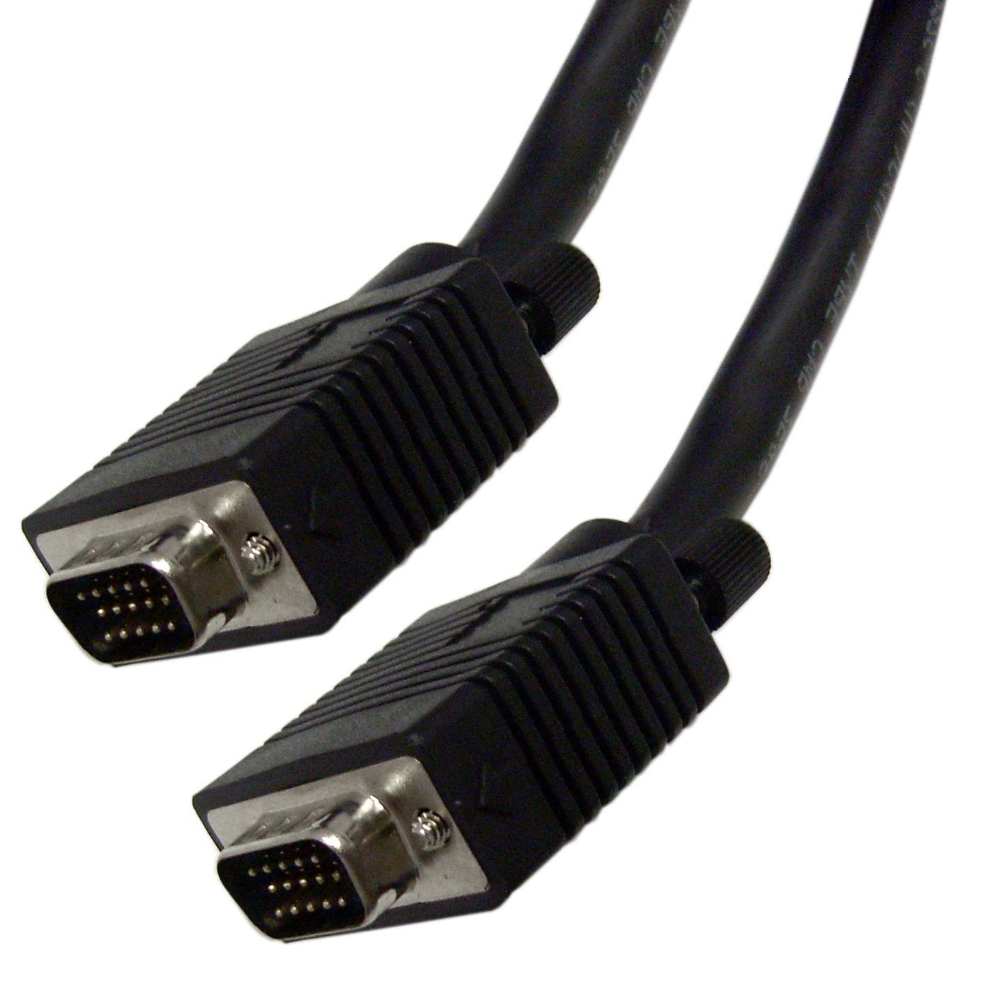 LogiLink CV0016 Double Shielded 15-Pin Male to Male VGA Monitor Cable, 10 Meter Length, Black, 10 Meter Length