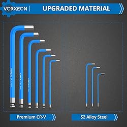 VORXEON Allen Wrench Hex Key Set 1.5mm-10mm, 9PCS
