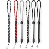 Avorast 6 Pack Cell Phone Camera Wrist Straps, Wrist Lanyards | Adjustable Nylon Hand Wrist Strap Lanyards for Flashlights, USB Drives, GoPro and Keys, Mixed Vibrant