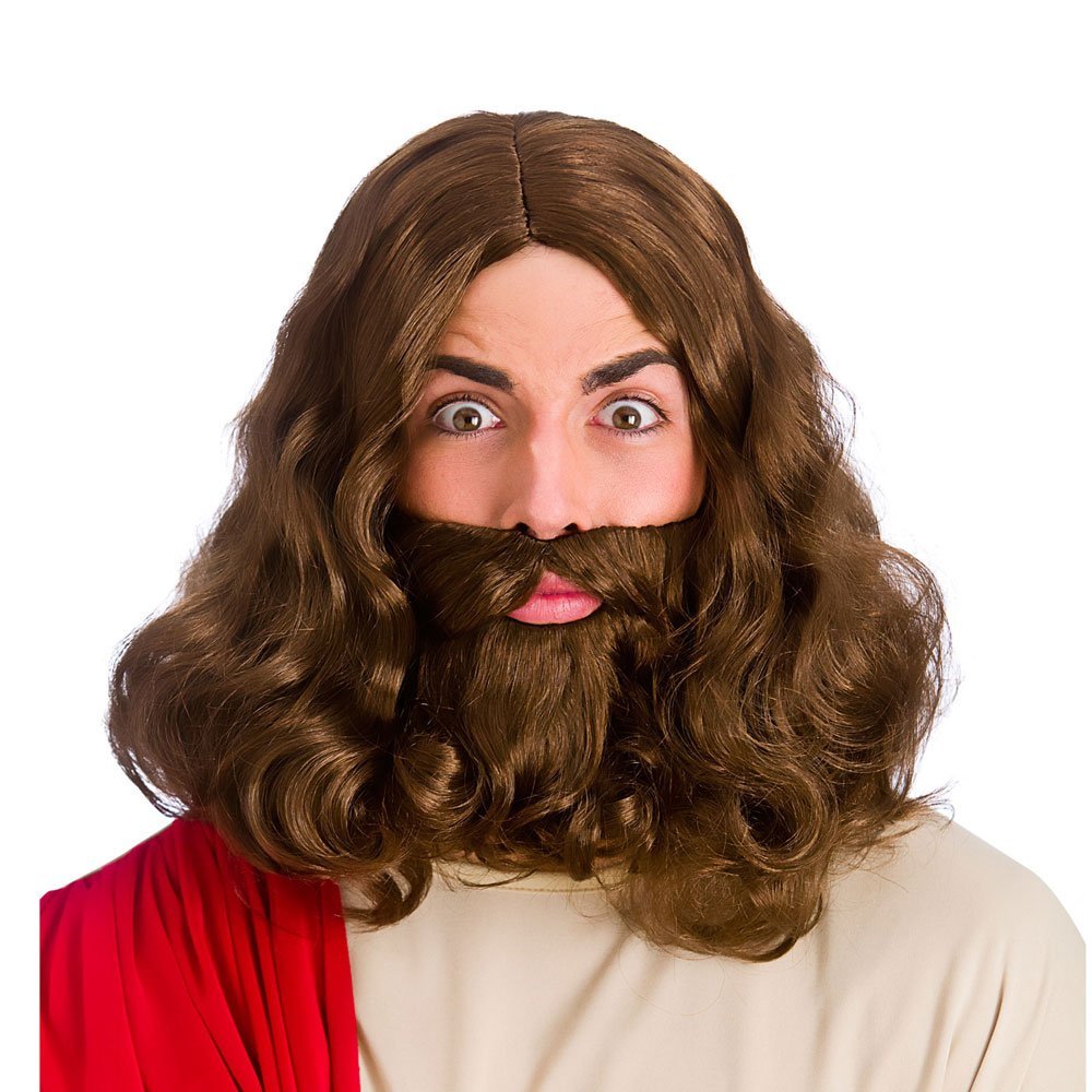 Wicked Costumes Adult Jesus Fancy Dress Wig