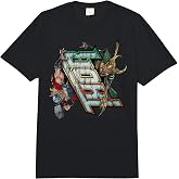 Marvel Thor vs. Loki Comic Book Comfort Colors Adult Heavyweight T-Shirt