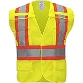 Ironwear 1287 Class 2 Breakaway Safety Vest w/ 2” Reflective Tape & 6 Pockets