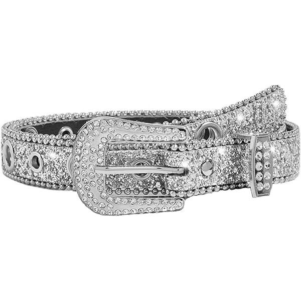 2289 Luxury Strap Men Women Rhinestone Belt Western Sparkle Bling Diamond Studded belt Rhinestone Belt for Women Men Belts Cowgirl  main image 3