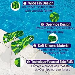 Gugmoy Kids Swim Fins,Comfortable Silicone Flippers