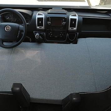 Colchón plegable cama delantera para autocaravana.
