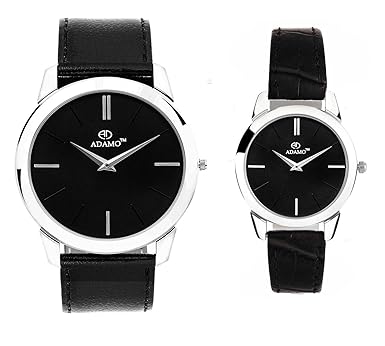 Slim Analog Black Dial Unisex Watch - AD6472SL02