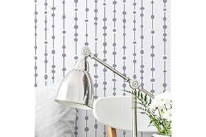 STENCILIT® Dew Drops Wall Stencil - XL Stencil 24 x 39.5 in, Geometric Wall Stencils for Painting Large Pattern, Modern Large Wall Stencils