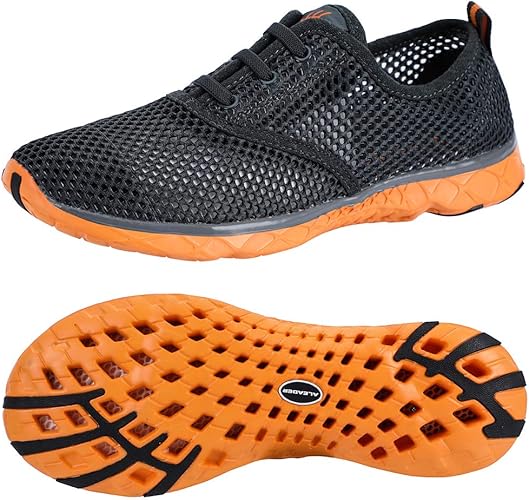 aleader men's quick drying aqua water shoes
