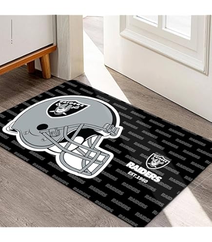 Amazon.com: NFL Las Vegas Raiders Natural Coir Door Mat, Indoor