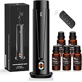 Waterless Scent Diffuser, Essential Oil Diffuser for Home, Office, Hotel | 1200 Sq Ft Coverage, Quiet Aromatherapy Diffuser with LED Light &amp; Timer, Air Scent Diffuser Starter Kit