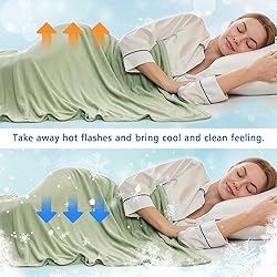 EMME Cooling Throw Blanket for Couch Sofa, Thin