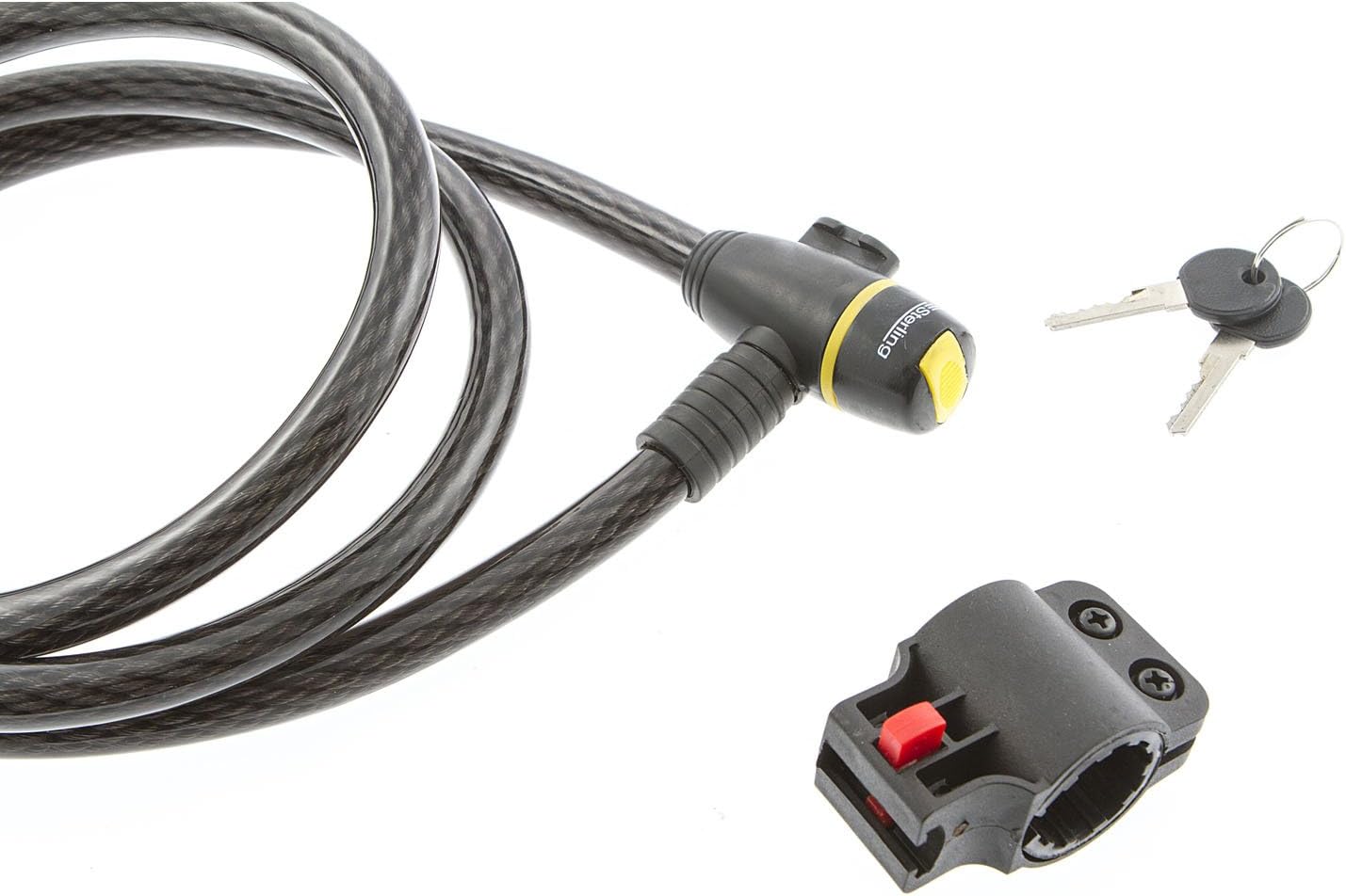Sterling 152K 15 mm x 1.8 m Braided Steel Locking Cable, Black, 15mm x 1800mm - Image 3