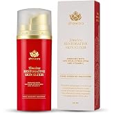 Shankara Timeless Restorative Skin Elixir &ndash; 2-in-1 Ayurvedic Serum &amp; Kumkumadi Oil Pump Duo &ndash; With Vitamin C, Citrus Stem Cell Tech, Ectoin &amp; Saffron &ndash; Hydrating, Moisturizing for Glowing Skin (30ml)