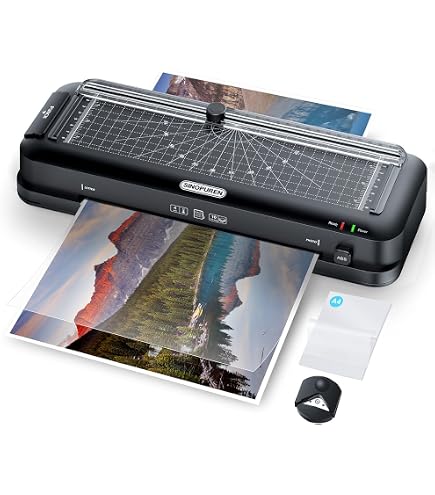 Locamp A3 Laminator Machine - 13 Inch Professional Laminator With Hot & Cold Modes