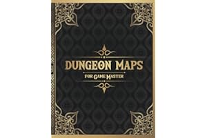 Dungeon Maps for Game Master: 50 Unique and Customizable Dungeon Maps for DnD Tabletop Role-Playing Games