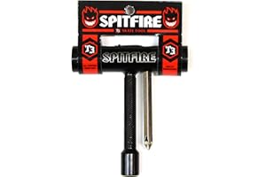 Spitfire Black-Silver T3 Skateboard Tool (Default, Black)