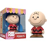 Super7 Fun! Fun! Peanuts Charlie Brown (Red Shirt) Vinyl Figure - 5" Peanuts Action Figure - Classic Cartoon Collectibles and Retro Toys