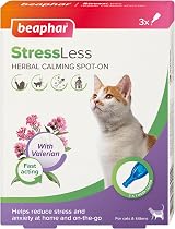 Beaphar StressLess Herbal Calming Spot-On for Cats 3 x 1 Week Doses