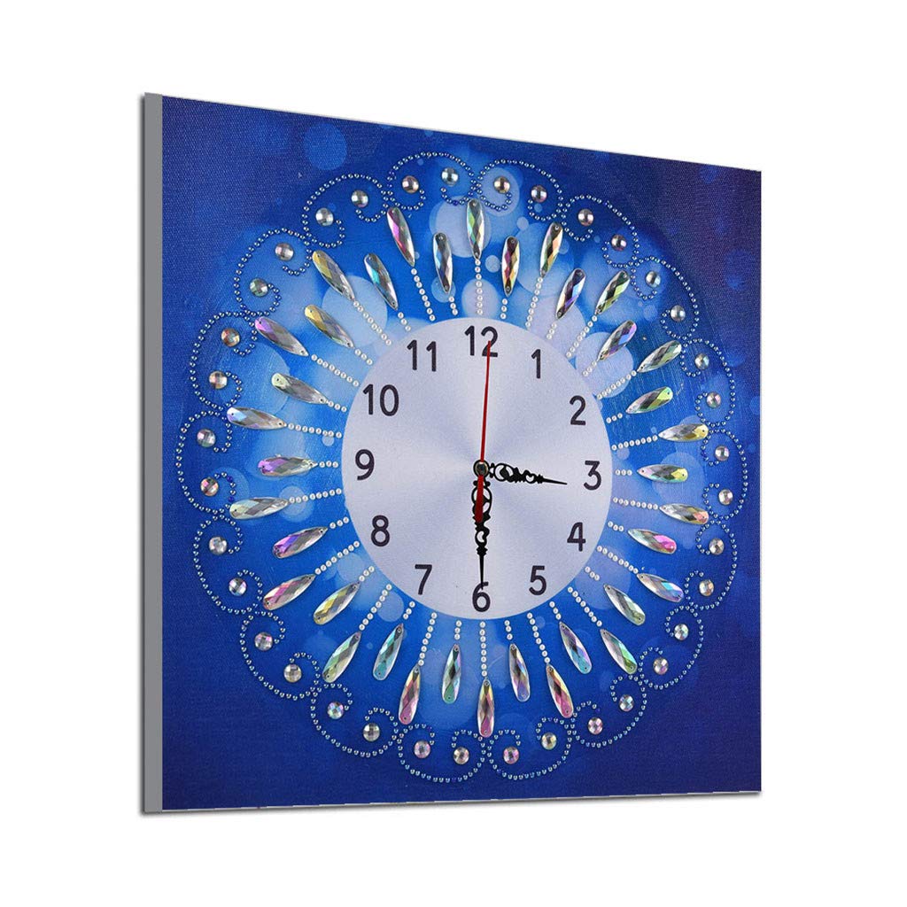 IYHENZ 5D Uhr Wanduhr DIY Diamant Painting,Diamond