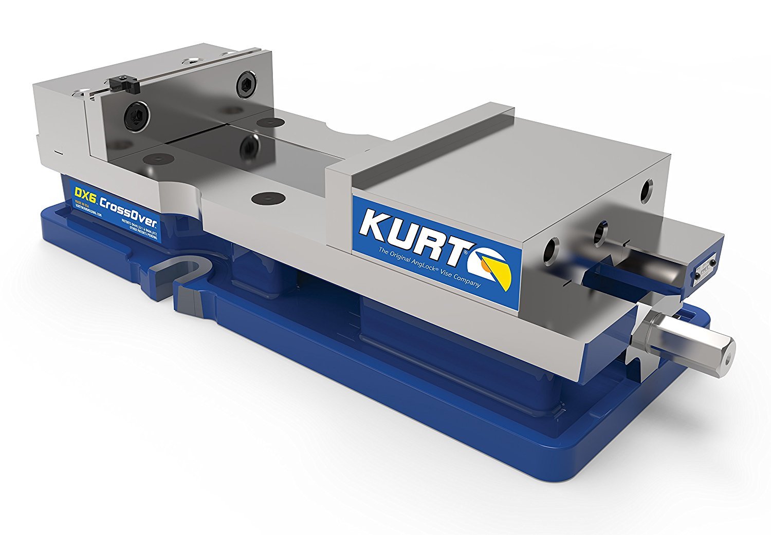 Kurt DX6 Vise with 9" Opening, 6" Size, 4.360" Height, 7.