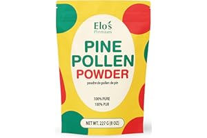 Pine Pollen Powder 8oz (227g) – Finely Ground Wild Harvested Pollen for Smoothies, Baking, and Culinary Recipes BY ELO’S PREM