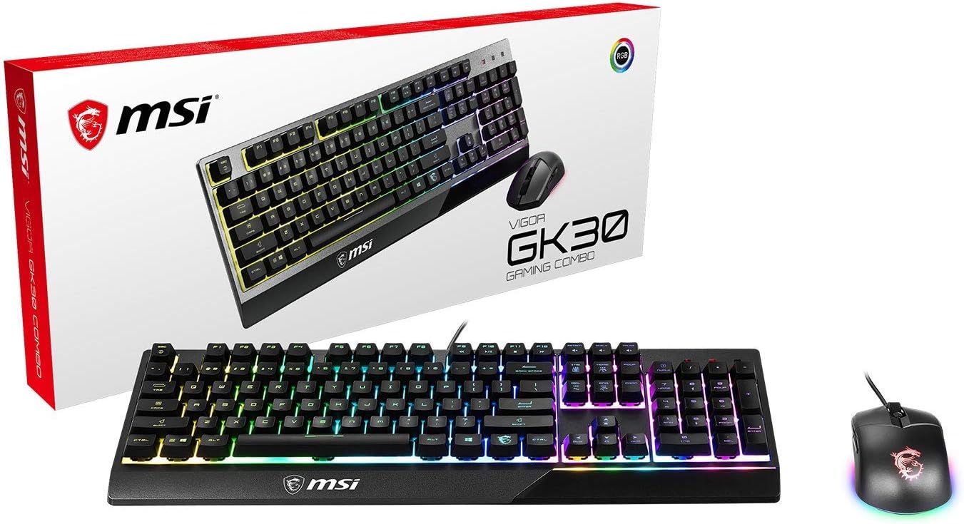 MSI Vigor GK30 Combo Keyboard and Mouse Bundle Amazon.co.uk Electronics