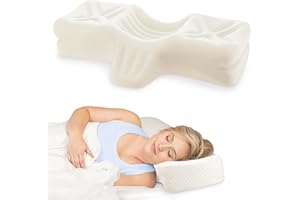 Therapeutica Cervical Orthopedic Foam Sleeping Pillow; for Neck, Shoulder, and Back Pain Relief; Helps Spinal Alignment; Back