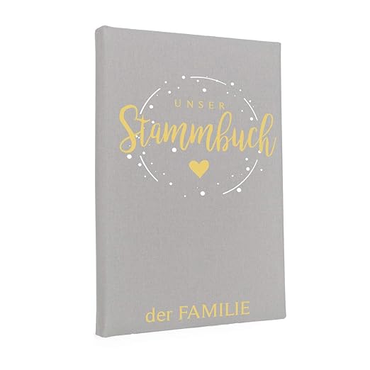 Hochzeitideal Stammbuch der Familie Corella Farbe Einband Hellgrau