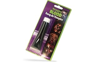 BIG MO'S TOYS Halloween Fake Blood Costume Makeup- Drip Blood Realistic Looking Washable Long Lasting