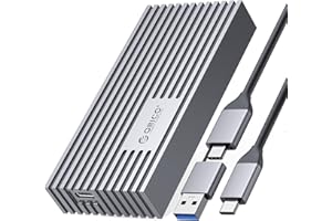 ORICO NVMe SSD Enclosure 40Gbps M.2 to USB-C Adapter for NVMe M-Key 4TB SSD 2280, Aluminum M2 External SSD Case, Compatible w