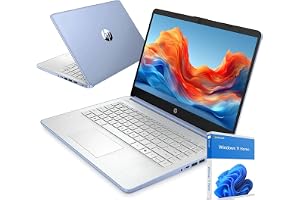 HP Ultrabook 14 Laptop Computer Business Study & Home 2026, MS Office for The Web + Win11 Home, Quad-Core Intel CPU, 4GB, 128
