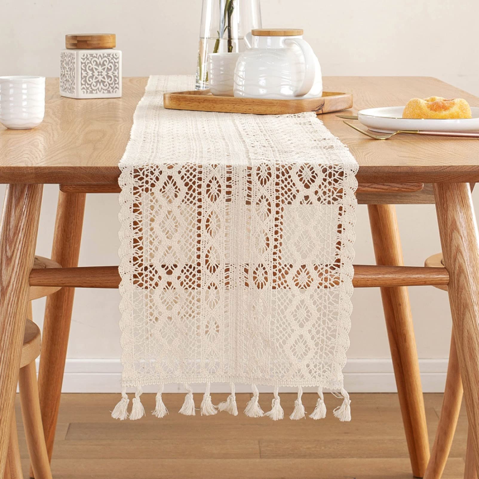 Onlyesh Lace Table Runner for Wedding Decor