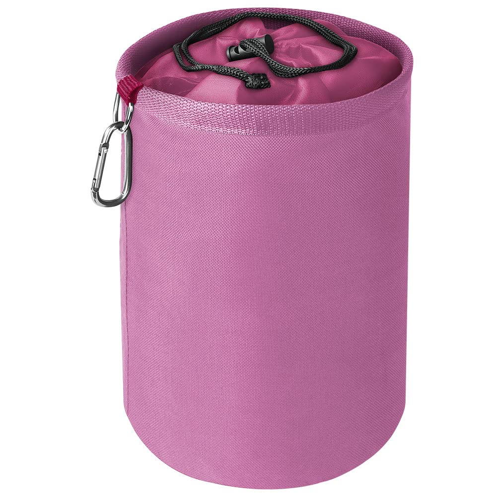 Vicloon Premium Peg Bag, Rose Large Peg Bag with Closing Cord and Hanging Snap Hook, Peg Bags for Laundry Clothes Pegs, Indoor Outdoor Pegs Organizer Storage Use