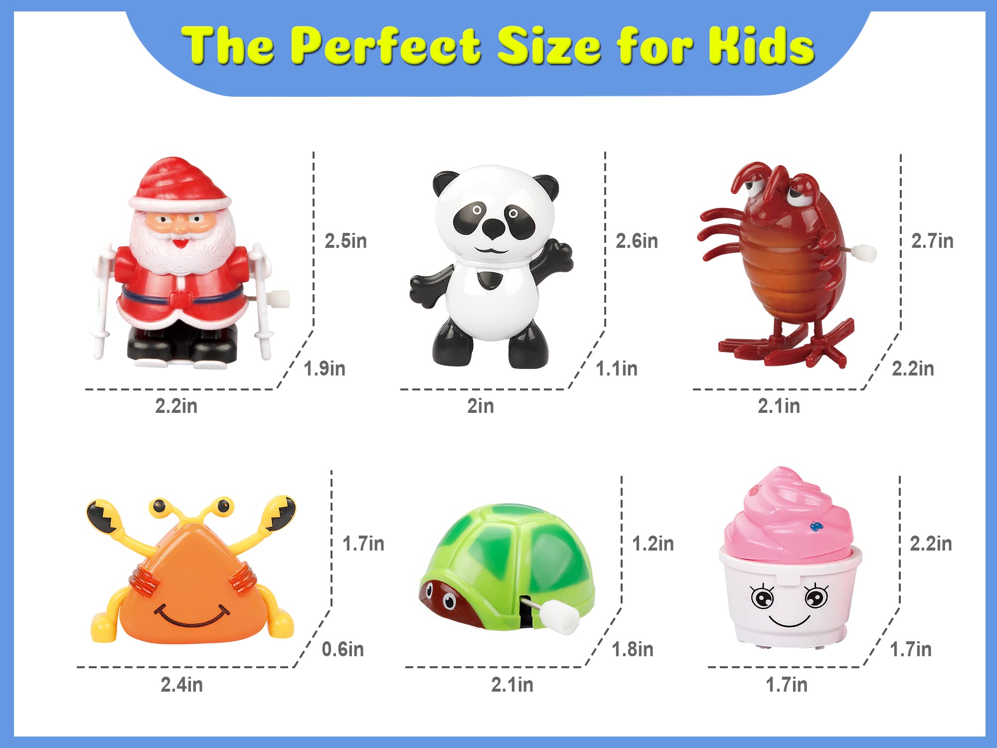 28 Pieces Assorted Wind-up Toys for Kids, Wind Up Animals Bulk Flipping Walking Jumping Swimming Clockwork Toys for Kids Clossroom Party Favors, Birthday Gifts