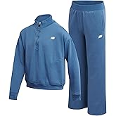 New Balance Girls Sweatsuit Set - 2 Piece Long Sleeve Woven Jacket and Cargo Jogger Sweatpants Girls Athletic Sets (7-16)