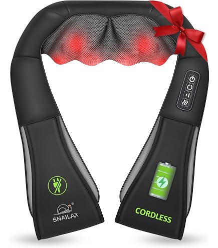 Snailax Shiatsu Neck Massager with Heat