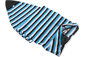 Sharprepublic Surf Board Sock Cover, Protective Bag for Surfboard, Stand Up Paddle Board, Wakeboard, Wakesurf - Blue, 5.0ft