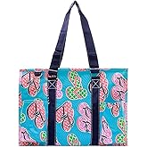 NGIL Utility Water Resistant Tote Bag, Top Zipper Closure, Perfect Gifts for Working Women, Nurses, Gym bag