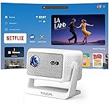 【Netflix Licensed & Auto focus Projector】VISSPL