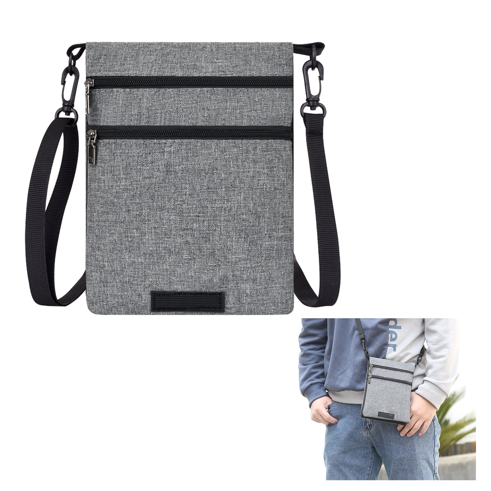 Joohere Dog Treat Pouch Bag with Multiple Pockets Lightweight Backpack Eco-Friendly Treat Bag for Carry Things Training Walking Outside