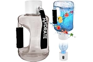 Hydrogen Water Bottle 55 OZ, HIGHTALL 2500ppb Hydrogen Water Bottle Generator, Portable 5-Min Water Ionizer Machine, Rechargeable Ion Hydrogen Water Bottle for Gift, Sports, Office, Travel