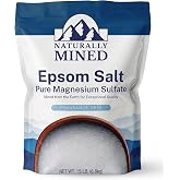Naturally Mined Epsom Salt 15 lb Bulk, Pure Magnesium Sulfate, Unscented | For bath, foot &amp; muscle soaks, fragrance free, non-GMO, Resealable bulkbag, made in USA