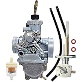 Joygowe TTR125 Carburetor Compatible with Yamaha TTR 125 2000-2007 TTR125L TTR125E TTR125LE TTR125 Carb W/Fuel Valve Petcock
