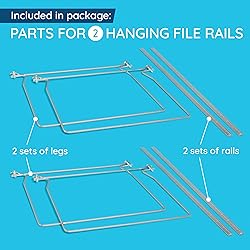 Blue Summit Hanging File Bars For File
