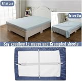 zeyedemo 8PCS Adjustable Bed Sheet Clips Straps 50cm to 180cm view 5