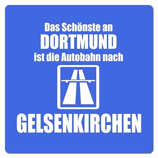 Artdiktat Auto Aufkleber Anti Dortmund Das Schönste an Dortmund ist
